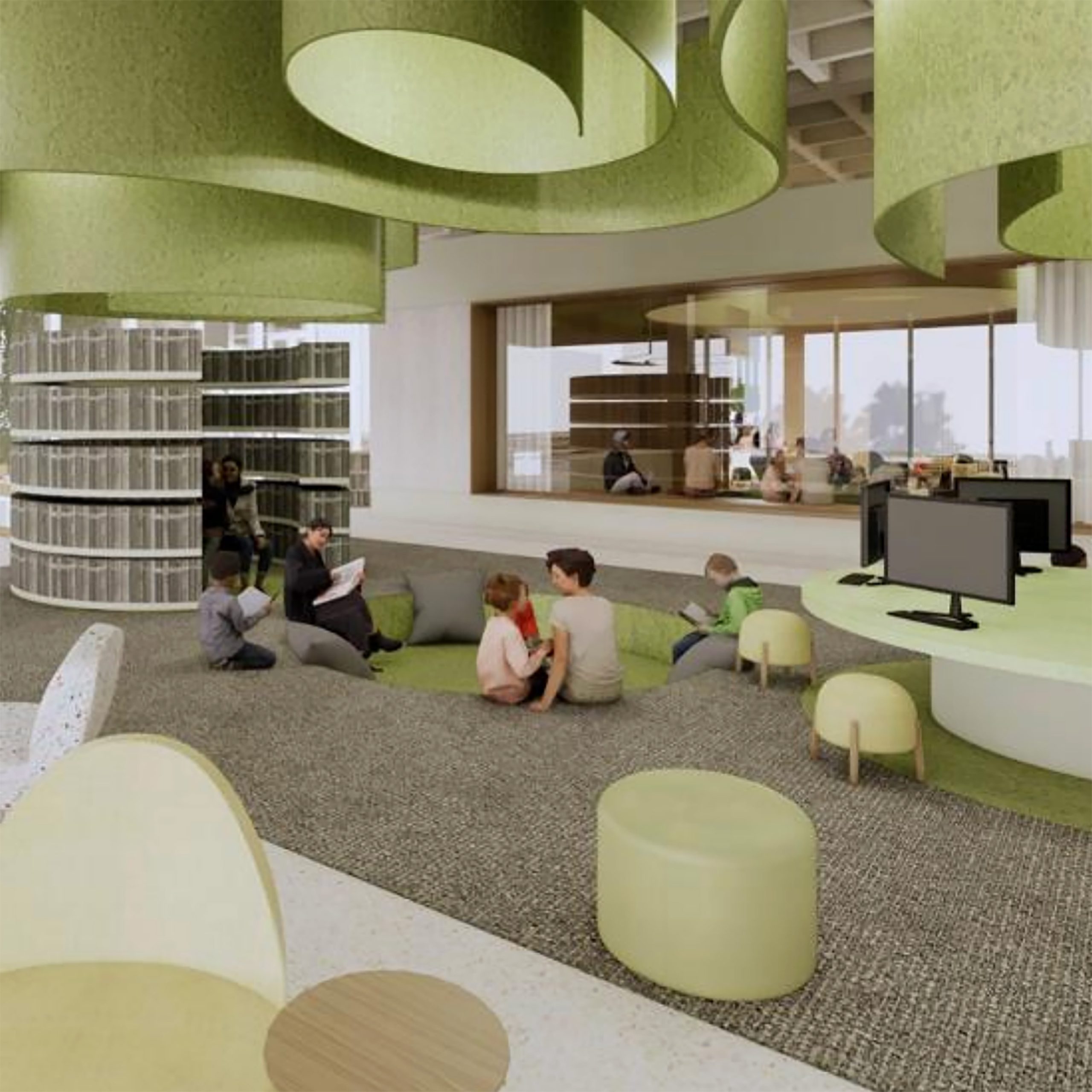 Library children's reading center