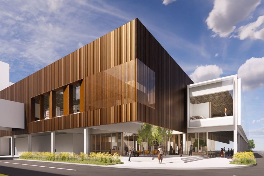 Rendering of future Lincoln Central Library