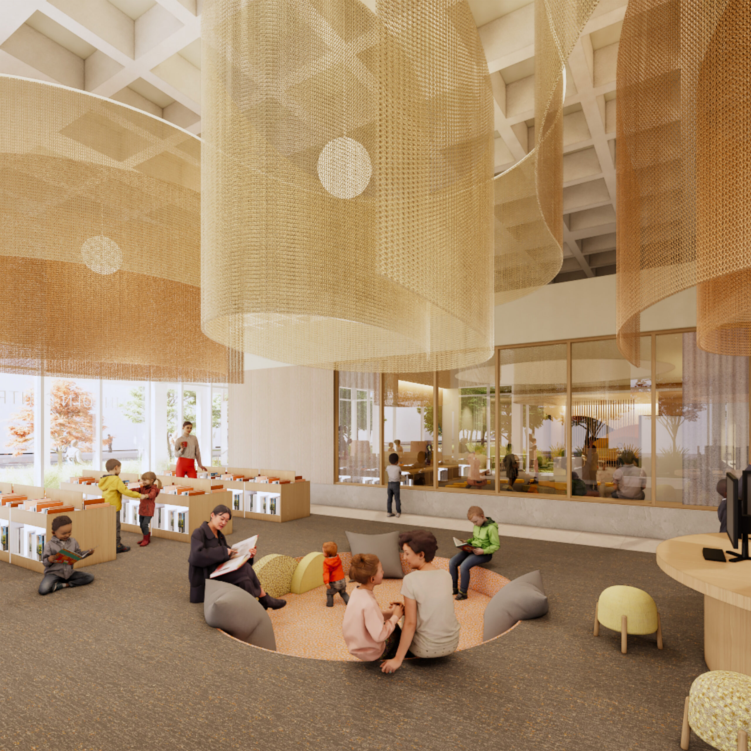Library children's reading center